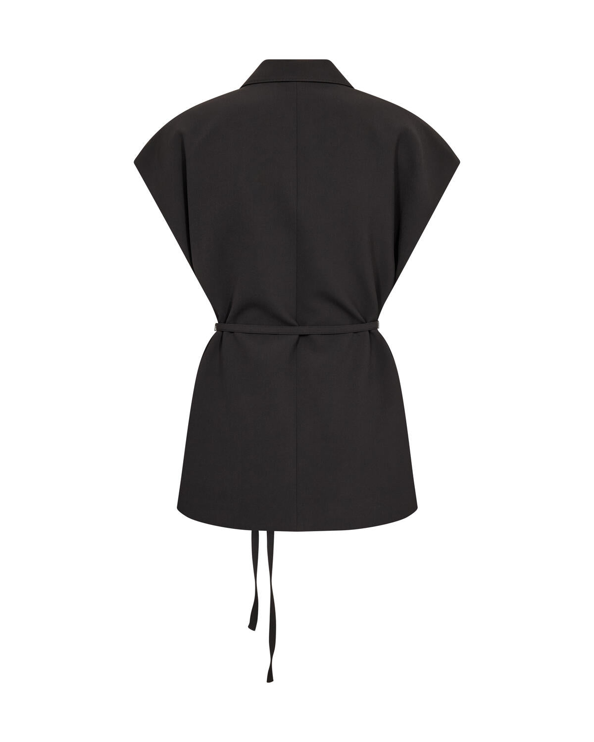 Lucine Miley blazer vest – Black